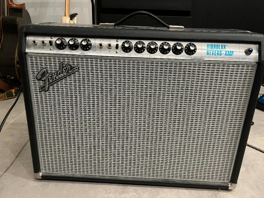 Fender 68 Custum Vibrolux Reverb Amp, Muziek en Instrumenten, Versterkers | Bas en Gitaar, Ophalen, Zo goed als nieuw, Gitaar