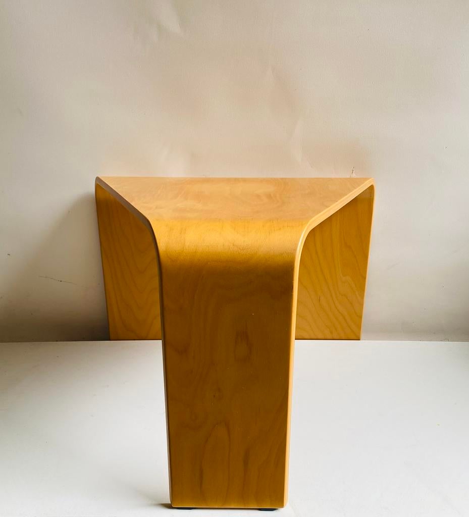 Jaren 80 Ekornes beuken bentwood Scandi salontafel, Ophalen of Verzenden, Huis en Inrichting