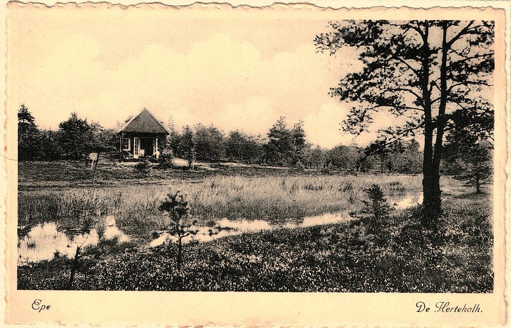 Epe Gld, de Hertekolk, ongelopen 1943, richtprijs 3,==, Verzenden, 1940 tot 1960, Ongelopen, Gelderland