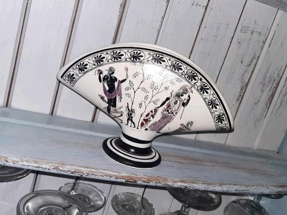 Grieks handgemaakte servethouder., Ophalen of Verzenden