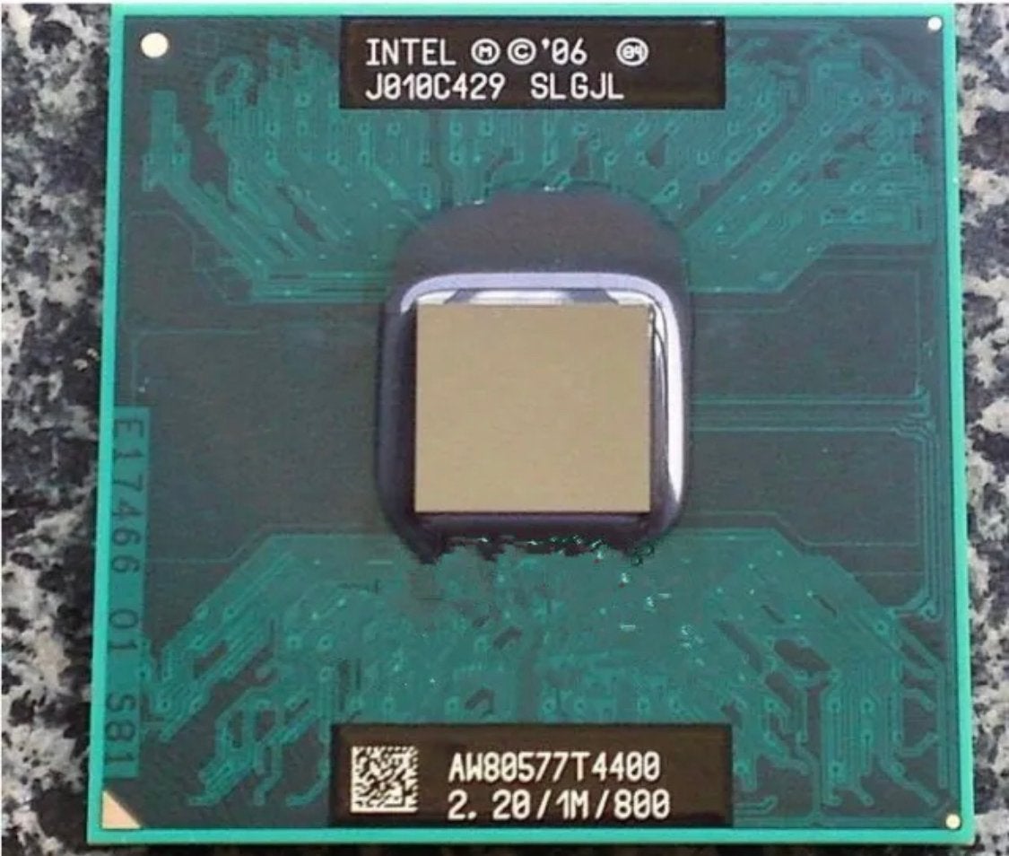 Intel Pentium T4400 Dual-core Mobile cpu 2.2GHz PGA 478, Ophalen of Verzenden, Gebruikt, 2-core, 2 tot 3 Ghz