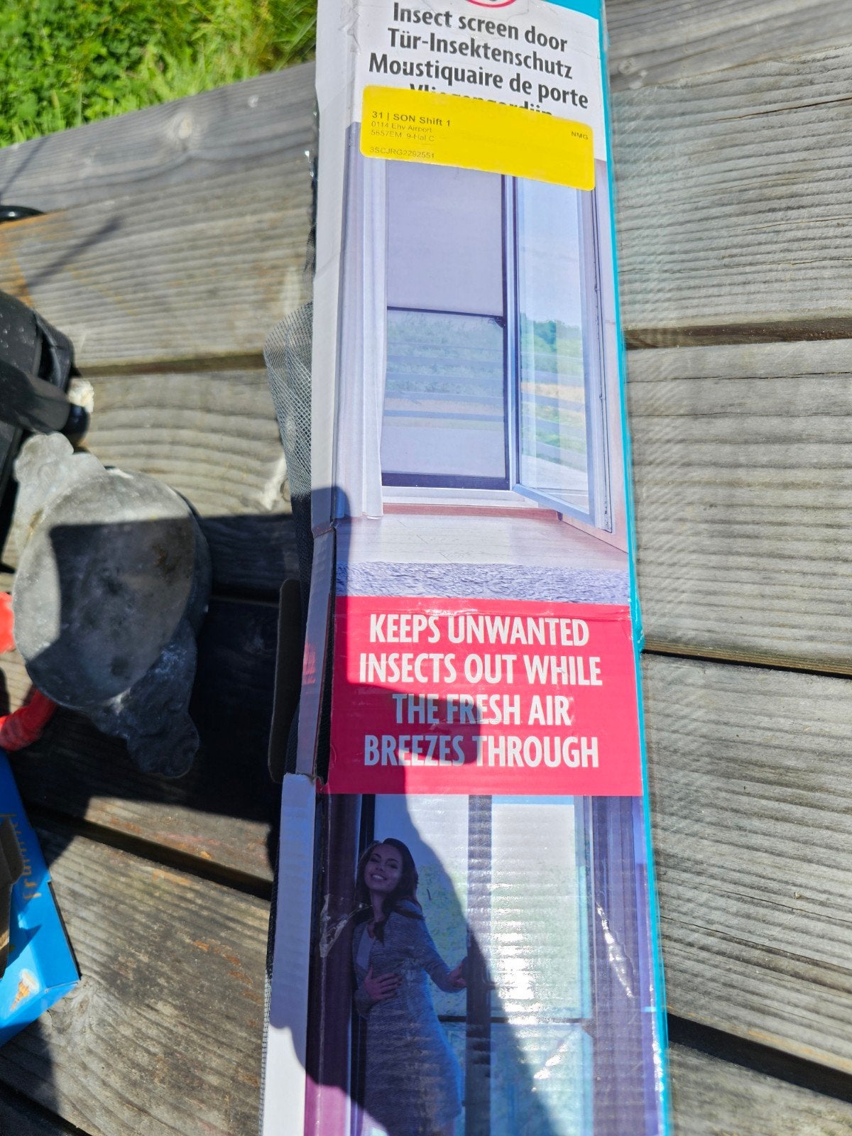 Hordeur - Insectenwering voor enkele deur, Doe-het-zelf en Verbouw, Deuren en Horren, 80 tot 100 cm, Hordeur, Onbekend, Nieuw
