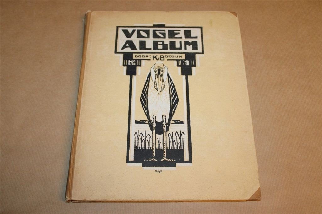 Vogelalbum — Klaverblad Zeep 1923, Compleet met Plaatjes, Boeken, Ophalen of Verzenden, Gelezen