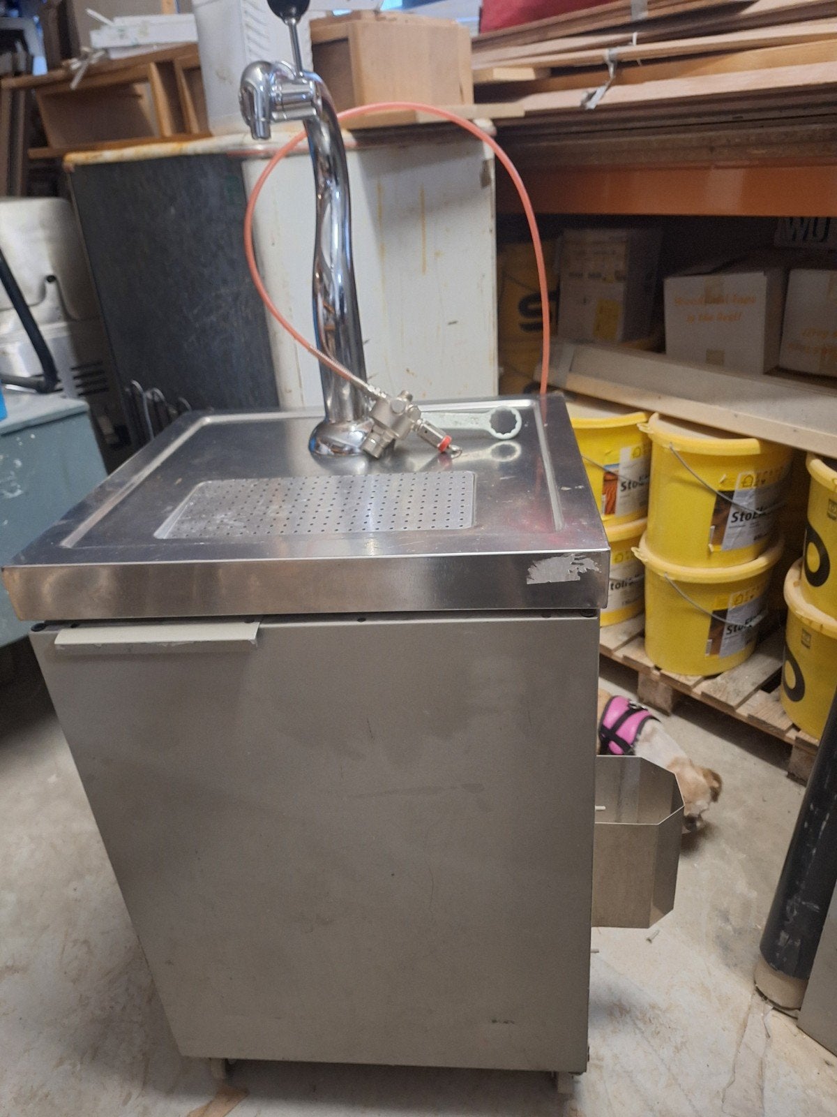 Rijdende biertap met koeling, Ophalen, Gebruikt