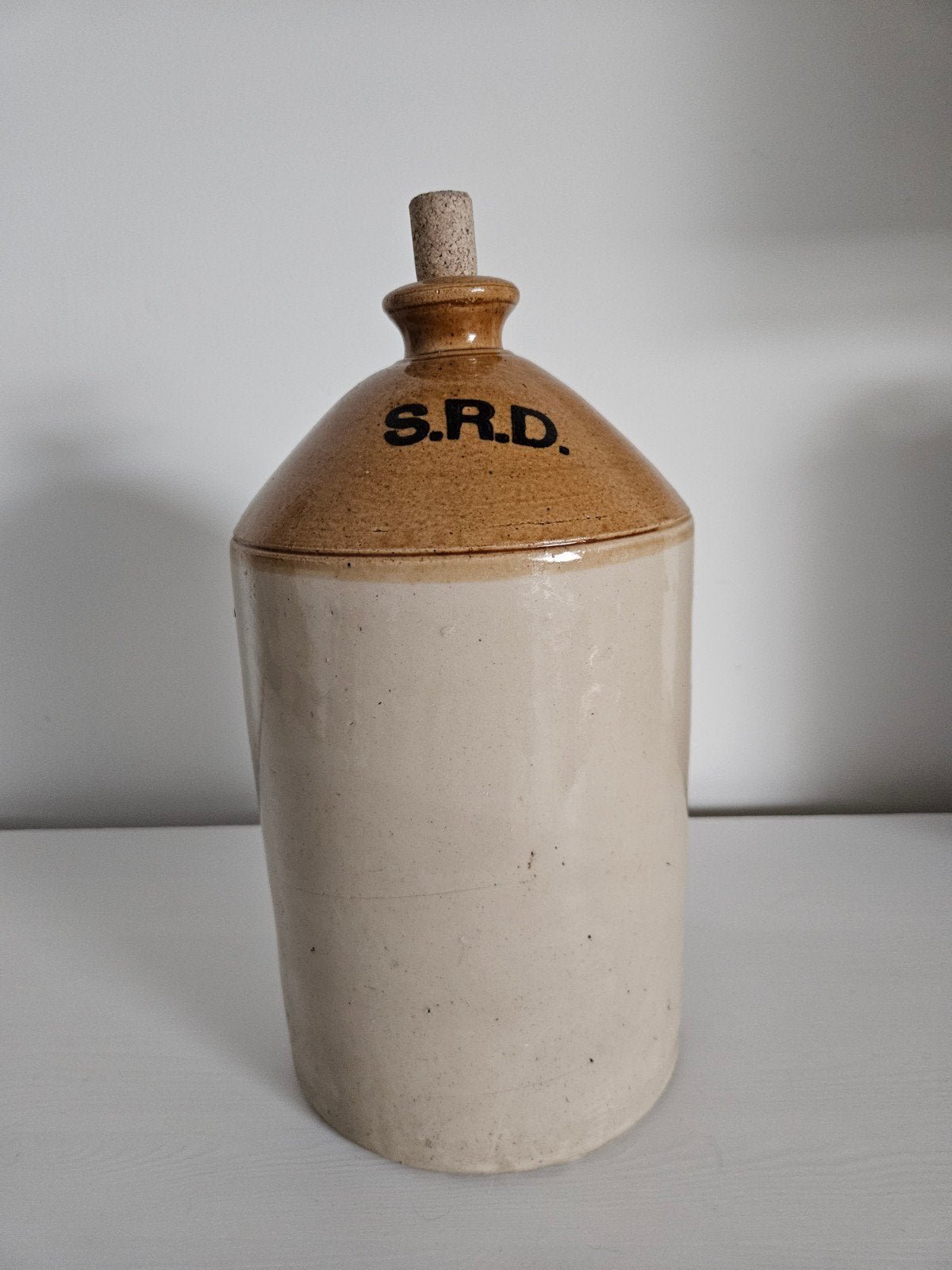 Antieke aardewerken S.R.D. kruik, Antiek en Kunst, Ophalen of Verzenden