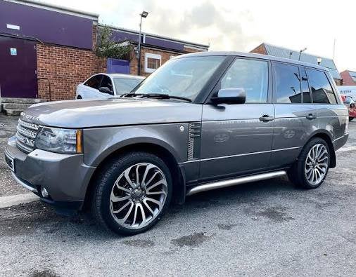 22 inch Range Rover Turbine Style 795F velgen 5x120, Ophalen, Gebruikt, 275 mm, Banden en Velgen