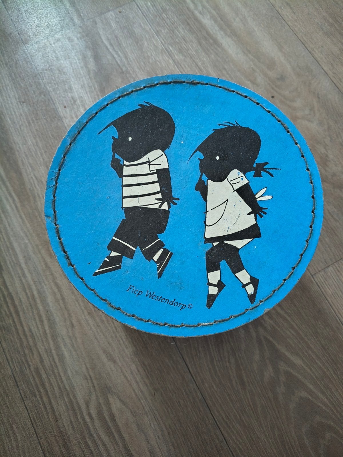 Vintage Fiep Westendorp hoedendoos/opbergdoos, Ophalen of Verzenden, Gebruikt