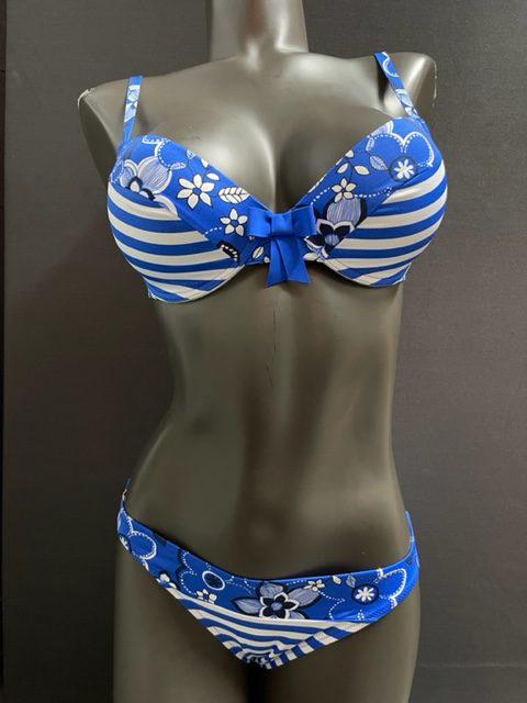 Antigel bikini maat 70d /40 en 75d /42 la miss, Verzenden, Nieuw, Blauw, Bikini