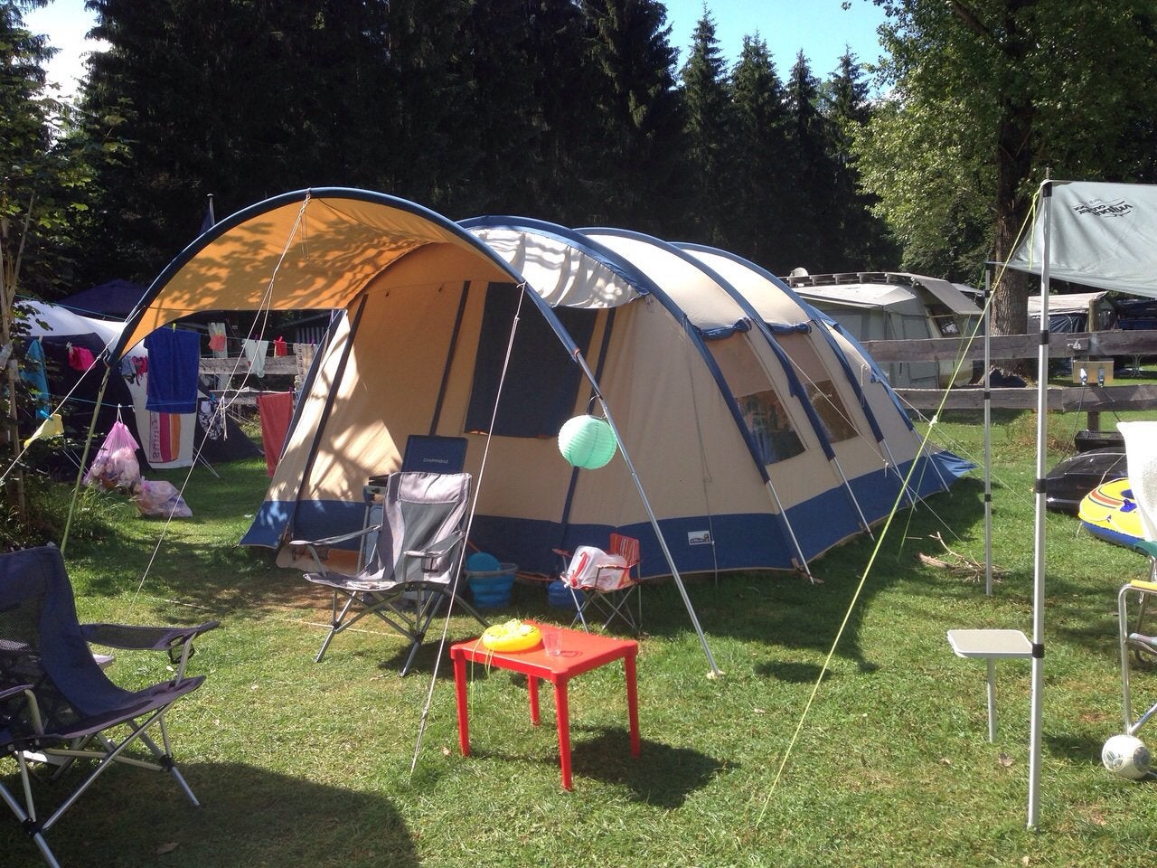 Tunneltent Vrijbuiter Michigan 6, Ophalen, Gebruikt, Tot en met 6