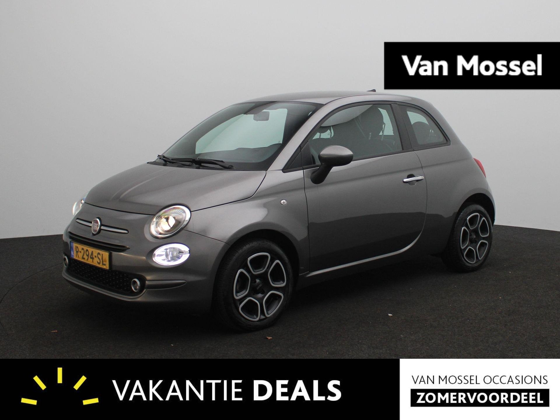 Fiat 500 1.0 Hybrid Club | Airco | Led Dagrijverlichting | T, 12 maanden, Stof, Euro 6, 4 stoelen