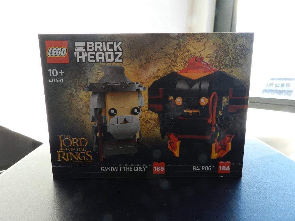 LEGO BRICKHEADZ Gandalf de Grijze & Balrog (40631), Kinderen en Baby's, BrickHeadz, Lego, Nieuw, Ophalen of Verzenden