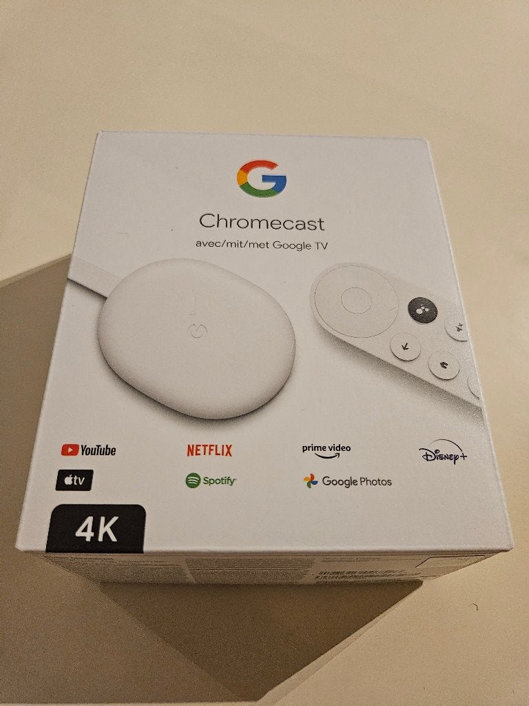 Google Chromecast 4K, Ophalen of Verzenden, Zo goed als nieuw
