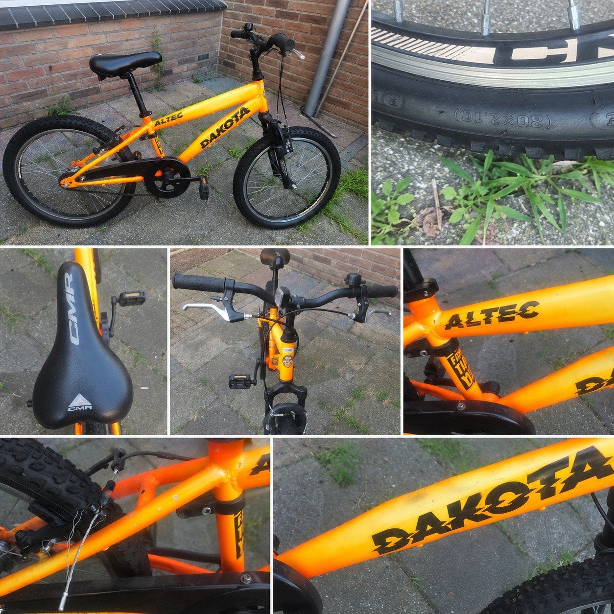 Altec Dakota 20 inch kinderfiets - Fluor Oranje, Fietsen en Brommers, Fietsen | Kinderfietsjes, Ophalen, 20 inch of meer, Altec