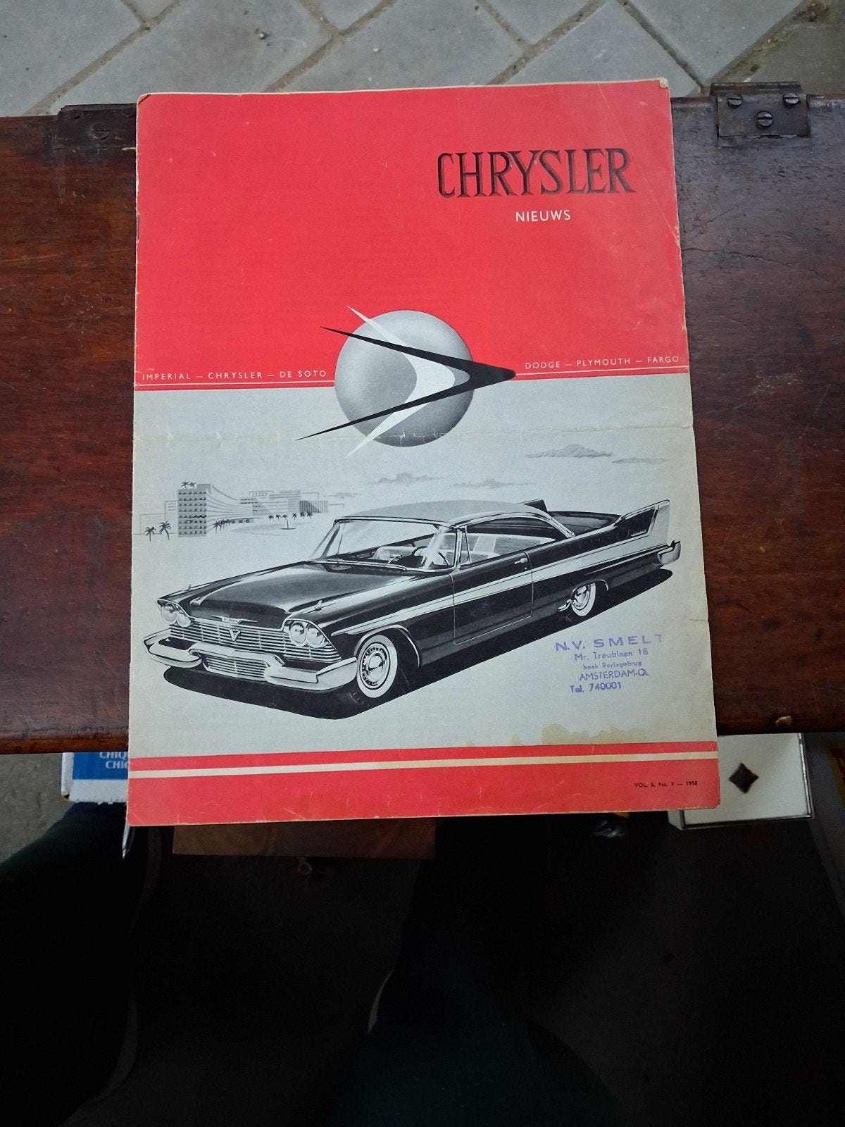 Chrysler Nieuws Vol. 6 No.3 - 1958, Ophalen of Verzenden, Gelezen, Algemeen