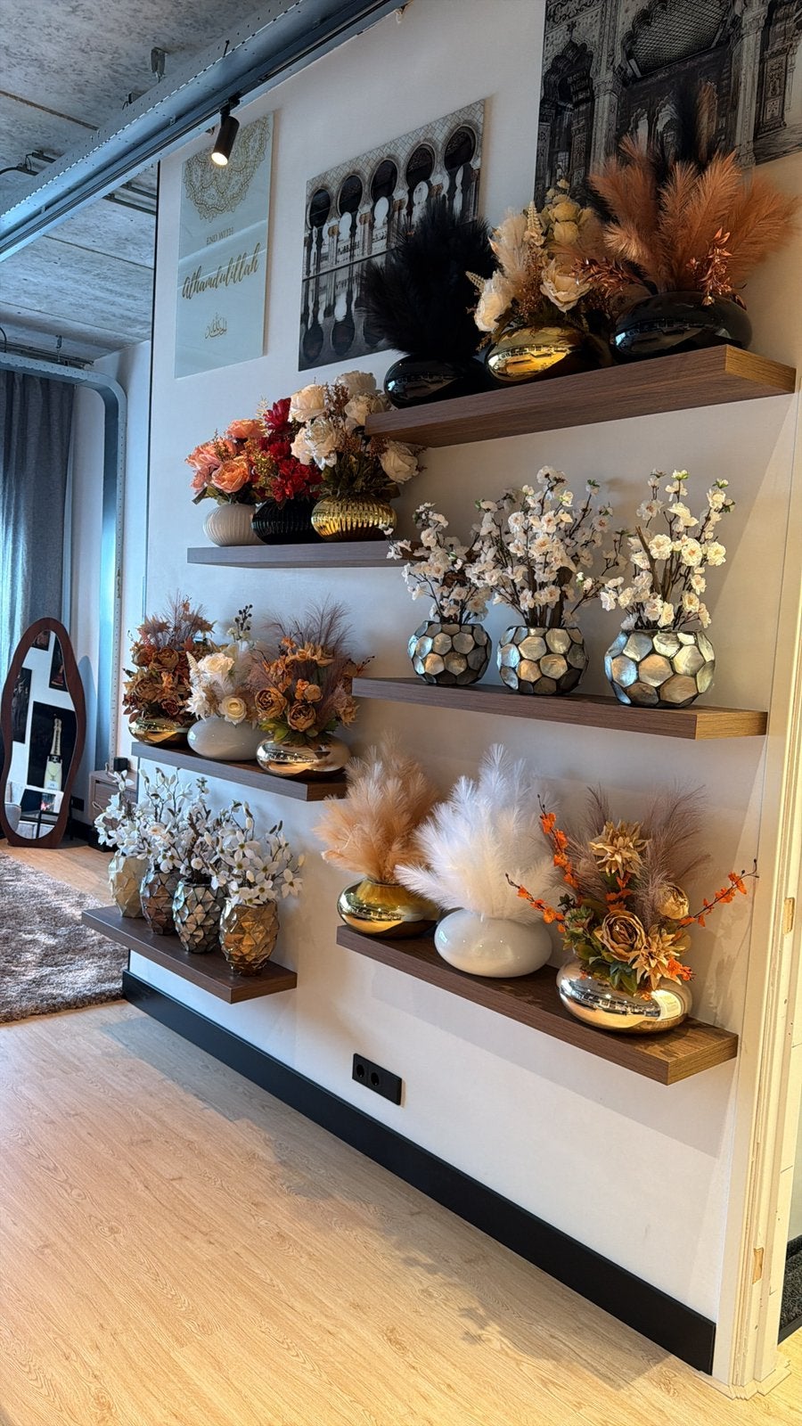 Vazen inclusief bloemen €45 ACTIE!, Ophalen, Nieuw
