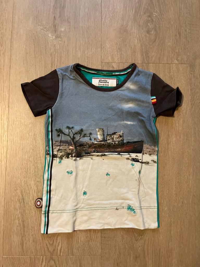 4ff 4 funky flavours maat 110 / 116 zgan, Ophalen of Verzenden, Zo goed als nieuw, Meisje, Shirt of Longsleeve