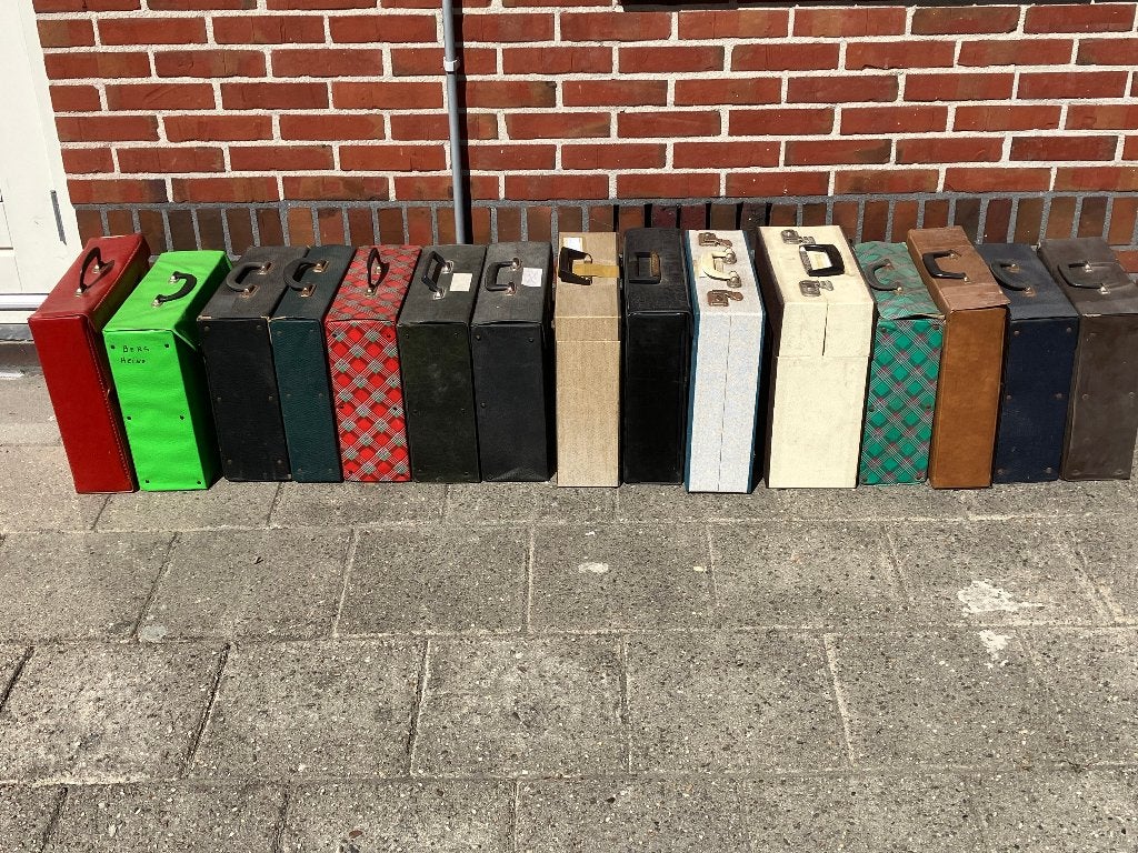 Partij lp/platenkoffers, Ophalen of Verzenden