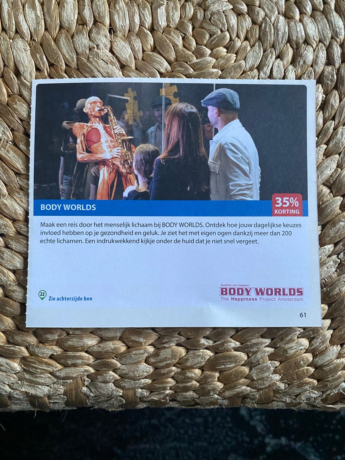 Body worlds korting 35 %
