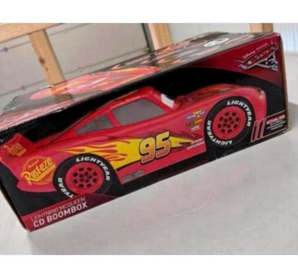 Disney Pixar CARS Lightning McQueen Cd-speler Boombox NIEUW, DISNEY, Nieuw, Ophalen of Verzenden, H