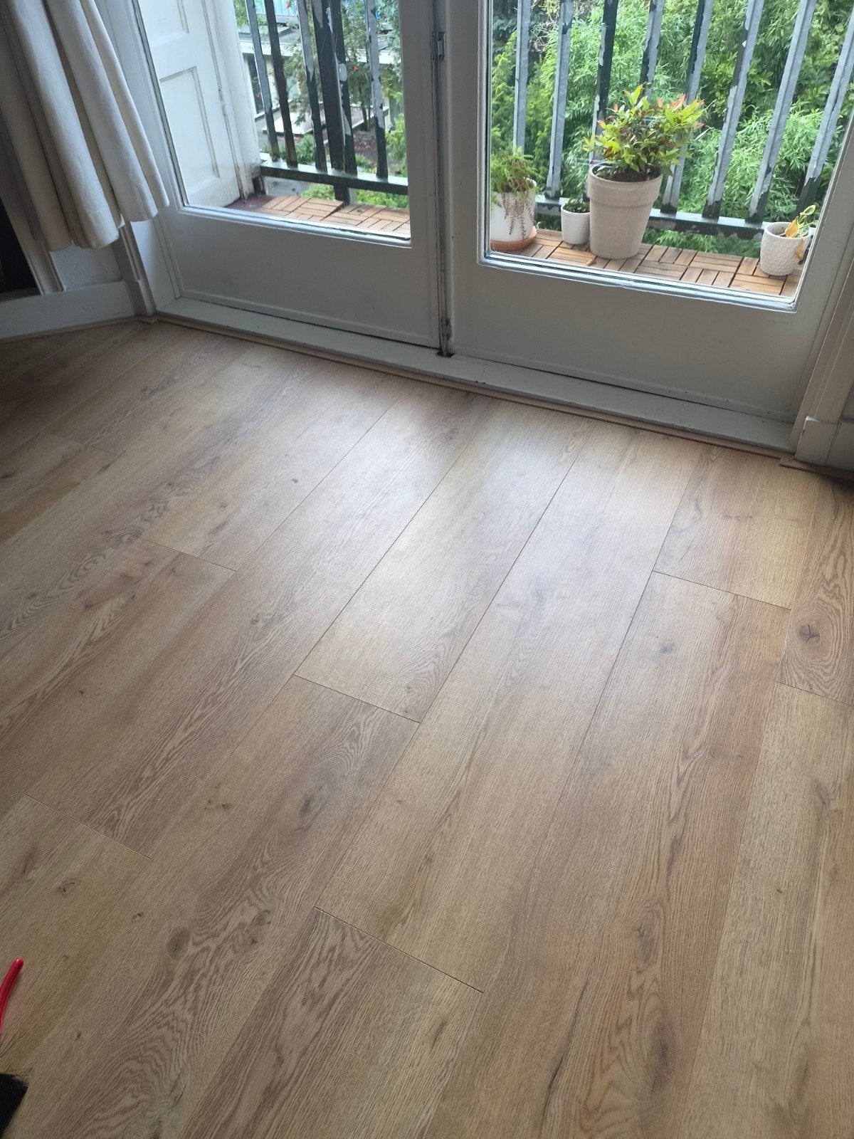 Vilano Eik Natuur Laminaat (65m²) met ondervloer, Doe-het-zelf en Verbouw, Ophalen, Gebruikt, 50 tot 150 cm, 10 m² of meer