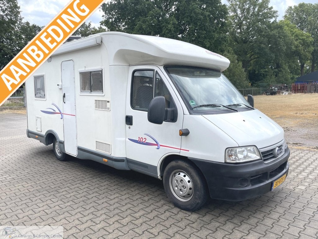 Challenger Mageo 102 met 6 gordelplaatsen, Caravans en Kamperen, Ringverwarming, Bedrijf, Challenger, 6 tot 7 meter