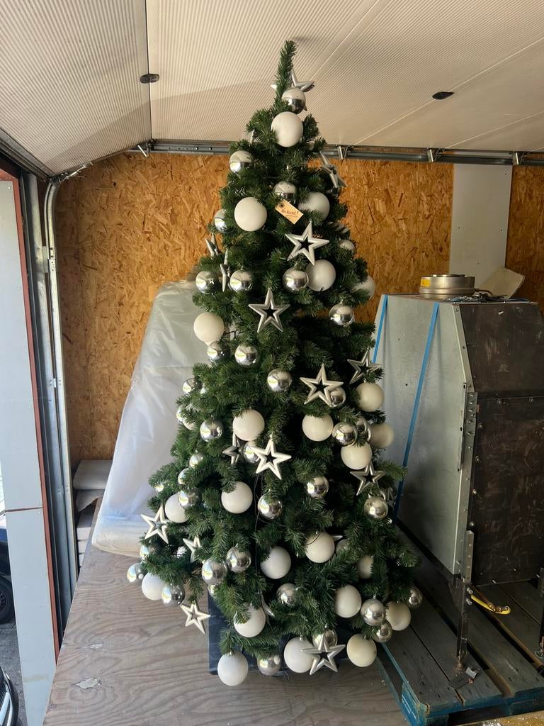 Kerstboom kunst met ballen, Ophalen, Zo goed als nieuw
