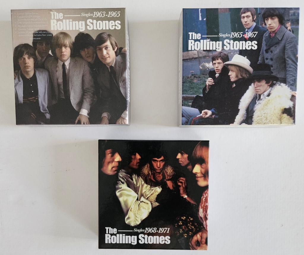 Rolling stones  boxes 3x, Ophalen of Verzenden, Zo goed als nieuw, Poprock