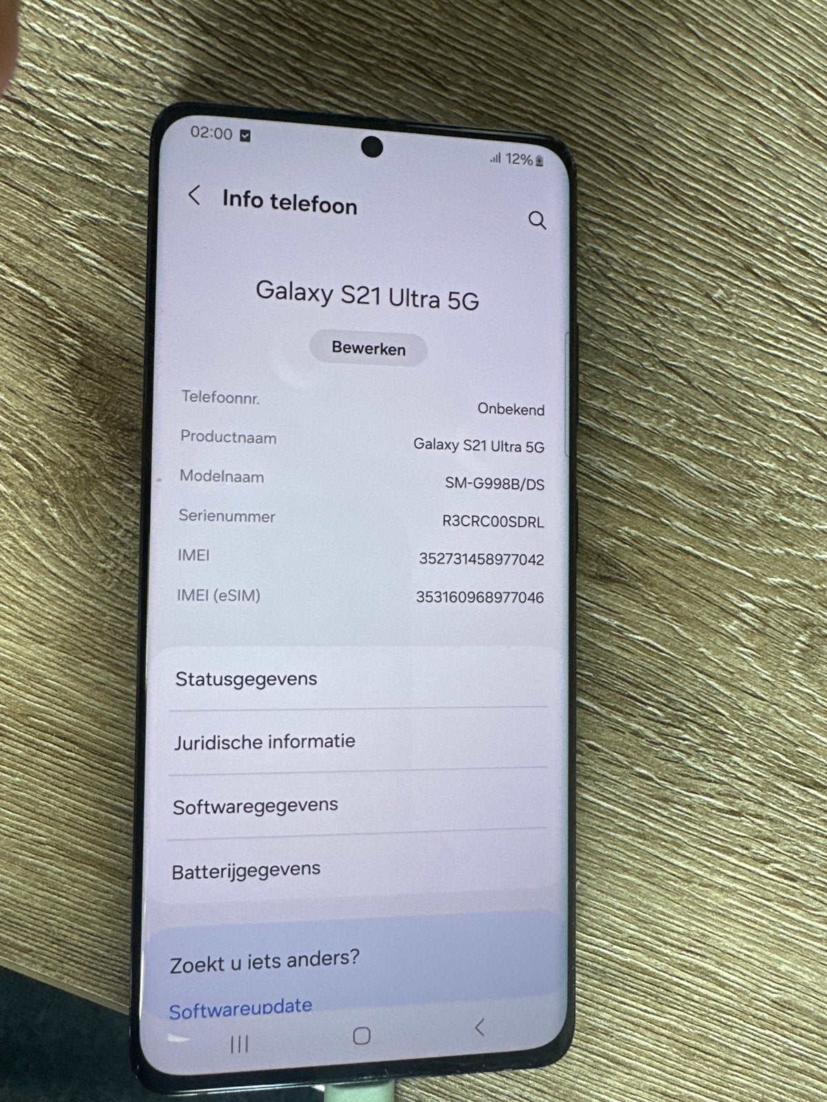 Foto 3 van Samsung Galaxy S21 Ultra 5G - Zwart, 128GB