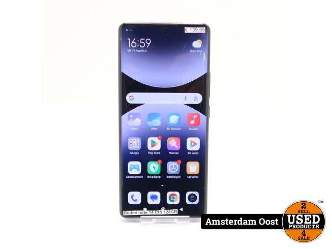 Redmi note 14 Pro 128GB | In gebruikte staat, Xiaomi, Zo goed als nieuw, Support@xiaomi.com, Xiaomi Campus
No. 33, Xierqi Middle Road
Haidian District, Beijing
China