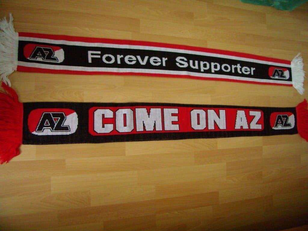 Sjaals AZ Alkmaar, Ophalen of Verzenden, Zo goed als nieuw, AZ, Vaantje of Sjaal