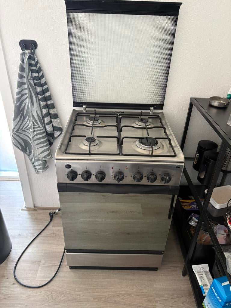 Gasfornuis, Witgoed en Apparatuur, Fornuizen, Ophalen, Gebruikt, Minder dan 85 cm, 4 kookzones