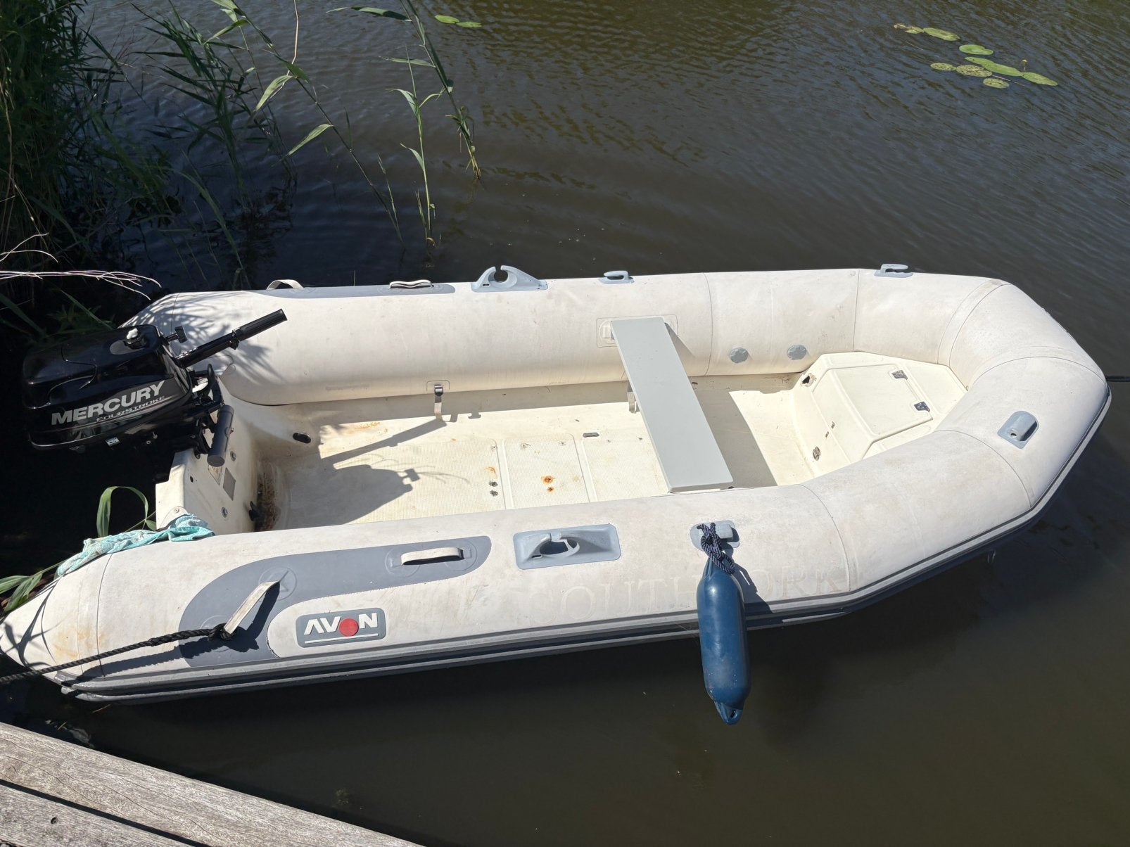 Avon rover 340 hypalon rib, Ophalen, Zo goed als nieuw, Polyester/glasvezel, Avon