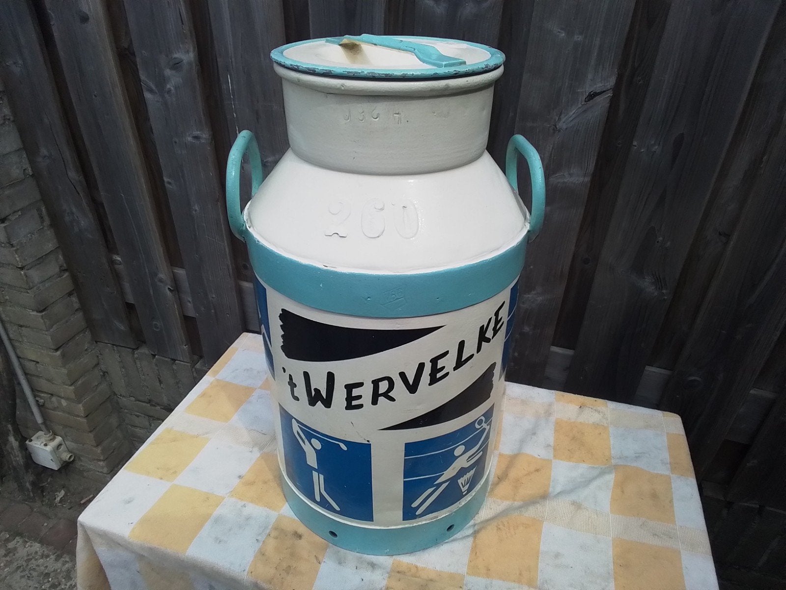 Melkbus  beschildert  volkel 't Wervelke - Uniek, Ophalen of Verzenden
