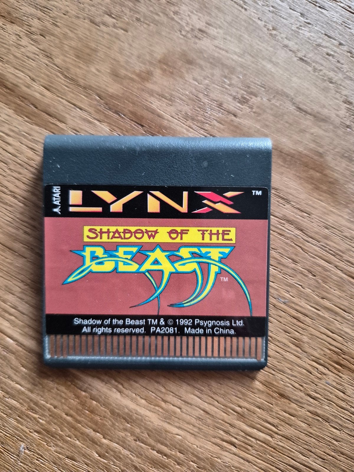 Atari Lynx Shadow of the Beast Cartridge, Ophalen of Verzenden