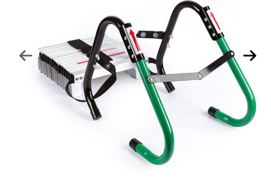Vluchtladder / brandladder 5 Meter - Aluminium & Staal, Nieuw, Ophalen of Verzenden, Ladder, Opvouwbaar of Inschuifbaar