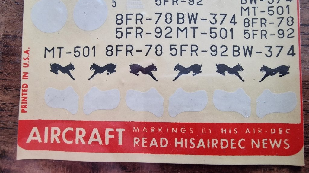 His-Air-Dec 1/72 Brewster Buffalo decals Finnish Air Force, Ophalen of Verzenden, Zo goed als nieuw, 1:72 tot 1:144, Overige merken