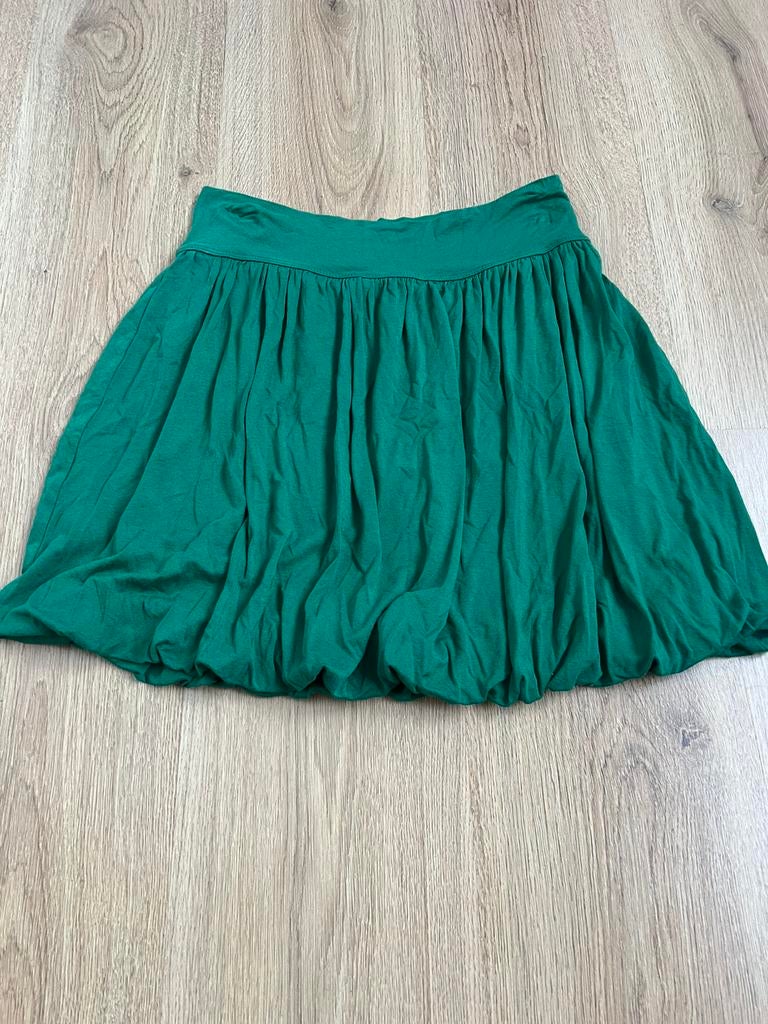 Menetti groen kort pof rokje s viscose, Ophalen of Verzenden, Zo goed als nieuw, X, Maat 36 (S)