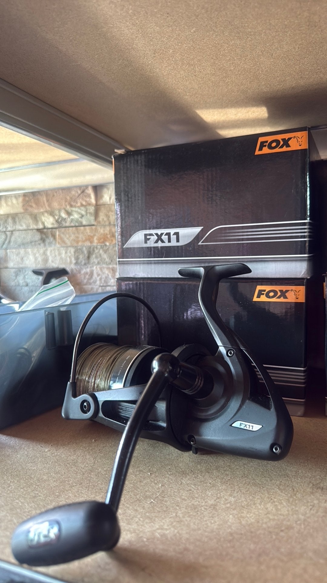 2 Fox FX 11 Molens Zgan, Watersport en Boten, Hengelsport | Karpervissen, Ophalen of Verzenden, Zo goed als nieuw, Molen