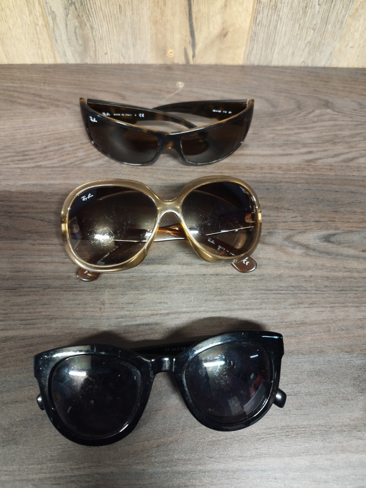 9 zonnebrillen, Ray Ban emporio ralph, Ophalen of Verzenden, Gebruikt, Zonnebril, Ray-Ban