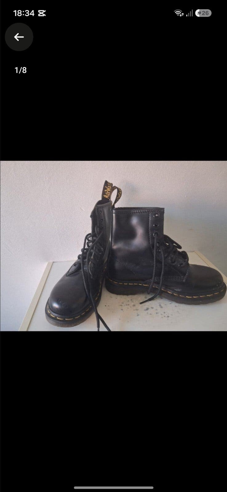 Dr. Martens laarzen maat 36, Kleding | Dames, Zwart, Lage of Enkellaarzen, Ophalen of Verzenden, Dr. Martens