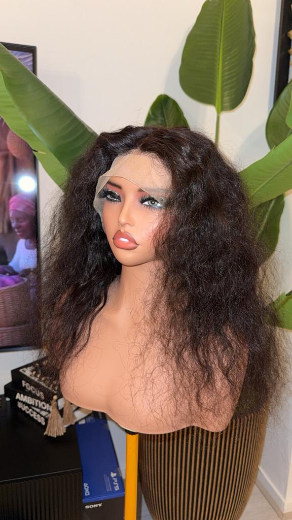 Deep wave lace frontal wig, Ophalen of Verzenden, Nieuw, Pruik of Haarverlenging