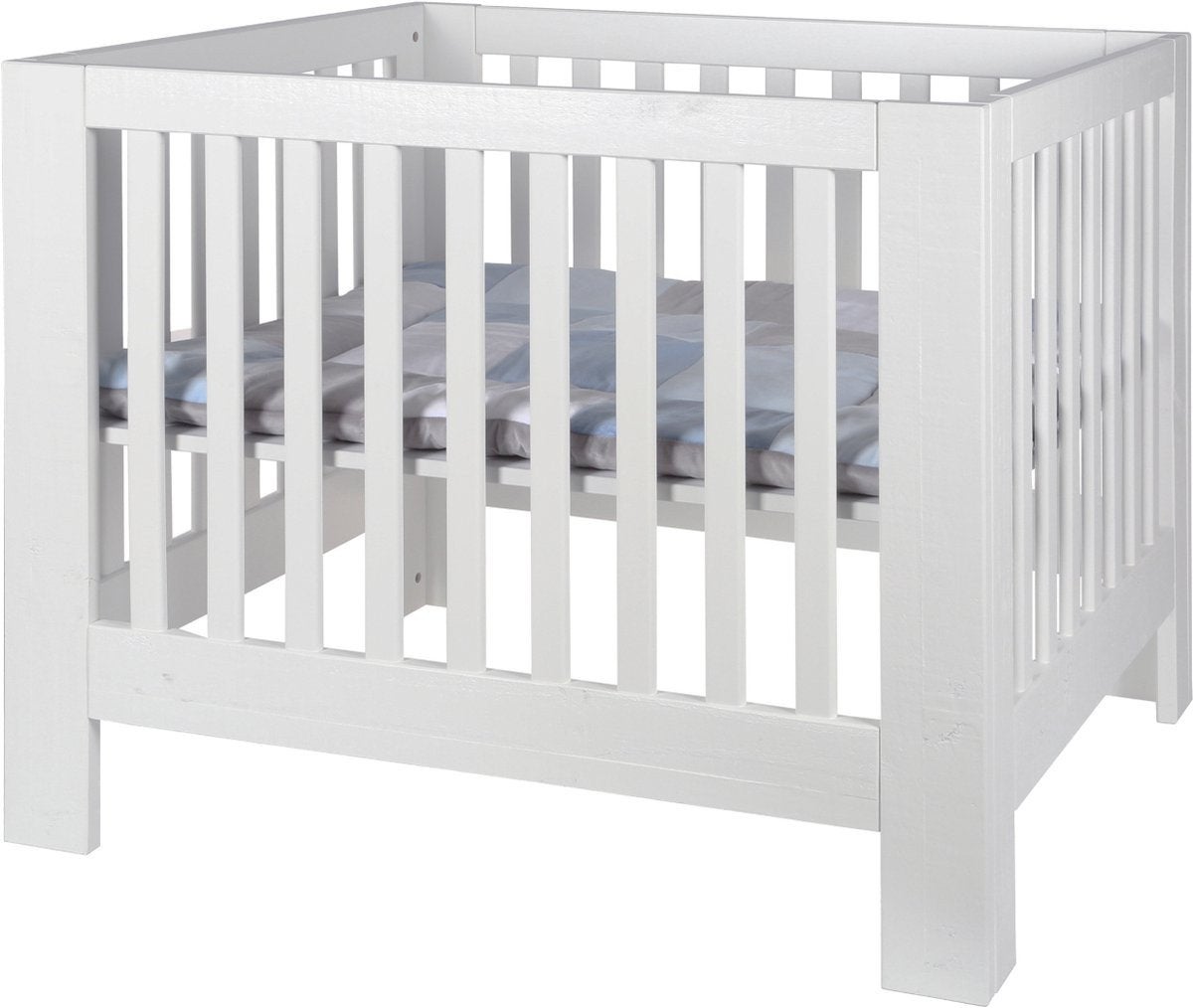 Europe Baby Box Juno Wit, Ophalen, Gebruikt, Vierkant, In hoogte verstelbaar