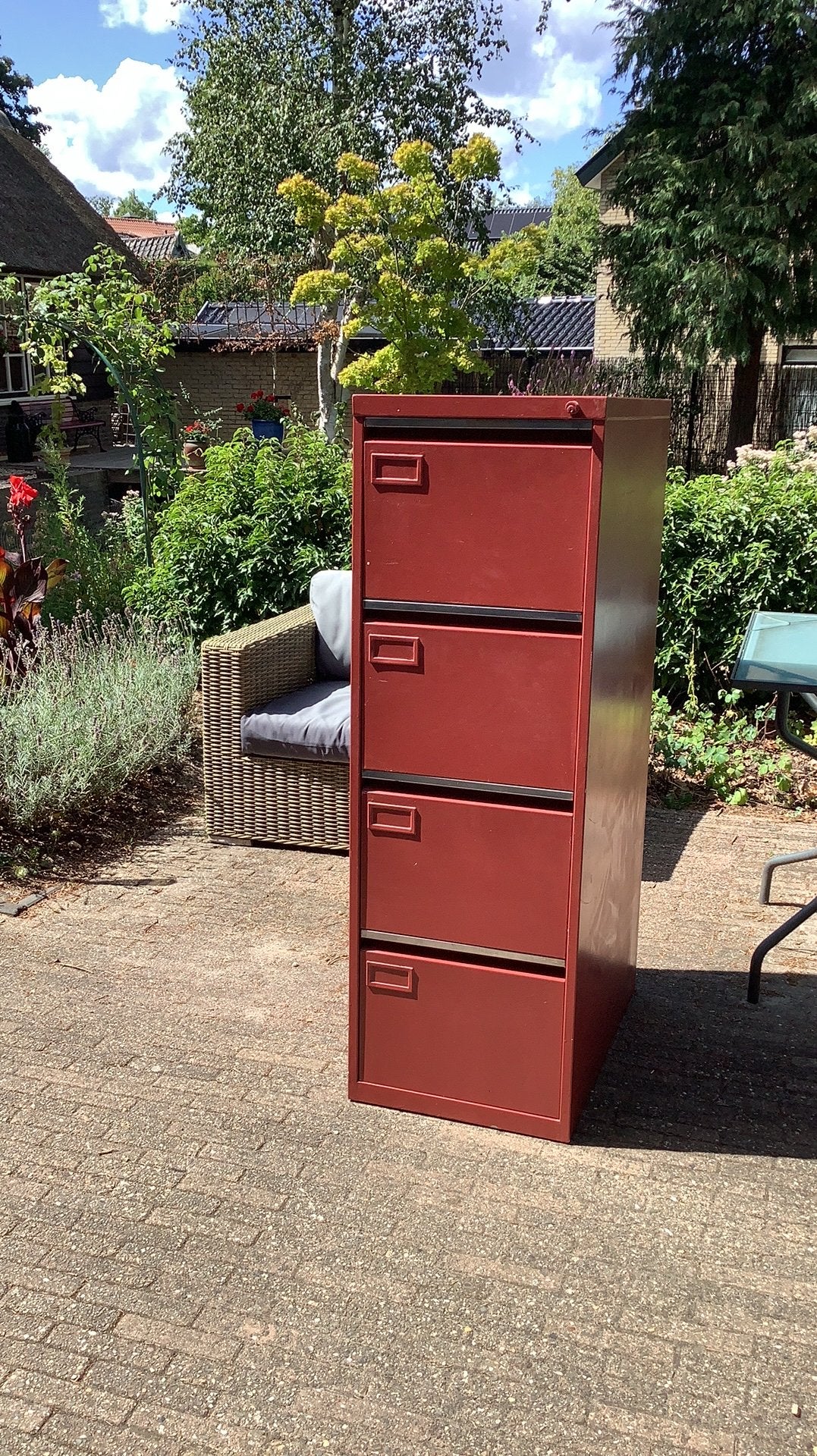 Dossierkast met 4 lades, Huis en Inrichting, Kasten | Roldeurkasten en Archiefkasten, Ophalen, Minder dan 50 cm, Gebruikt, 100 tot 150 cm
