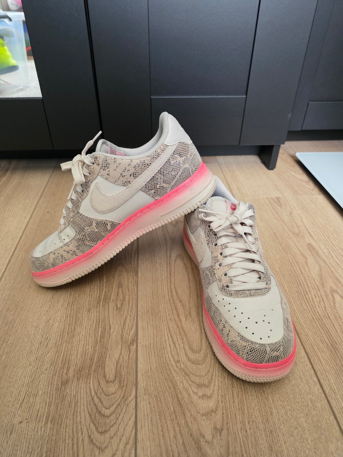 Nike Air Force 1 Low Our Force 1 Snakeskin - Maat 41, Ophalen, Wit, Nike, Sneakers of Gympen