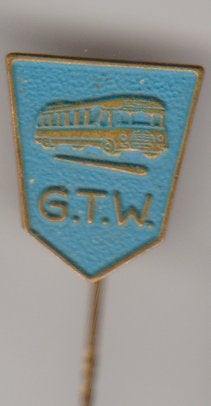 GTW vintage bus speld, Verzenden, Zo goed als nieuw, Transport