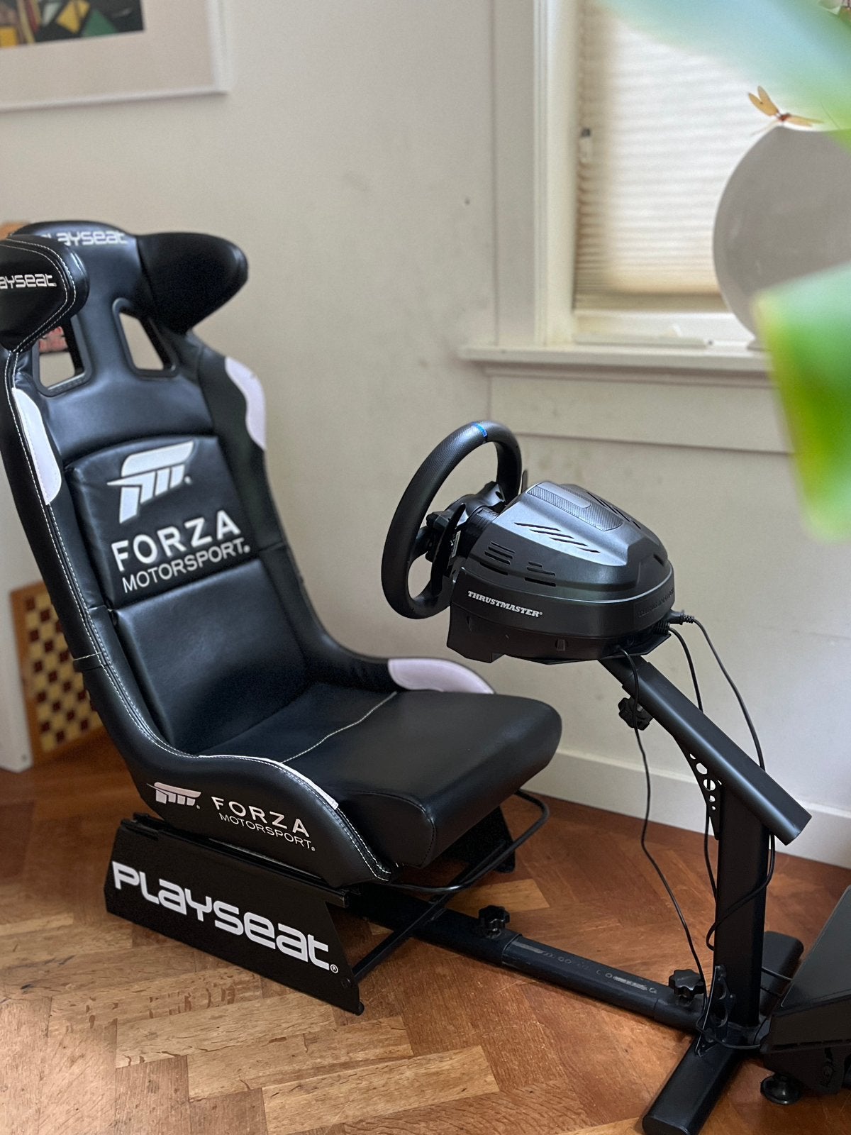 Playseat Forza Motorsport met Thrustmaster T300RS GT, Ophalen, 1 speler, Racen en Vliegen, Virtual Reality
