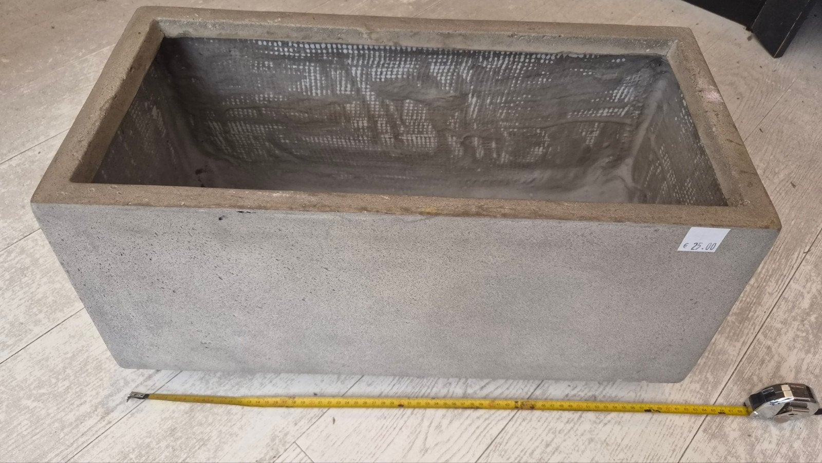 3x Clay Fibre Plantenbakken 60x30x30 cm - Betonlook, Ophalen, Nieuw, Binnen, 60 tot 100 cm