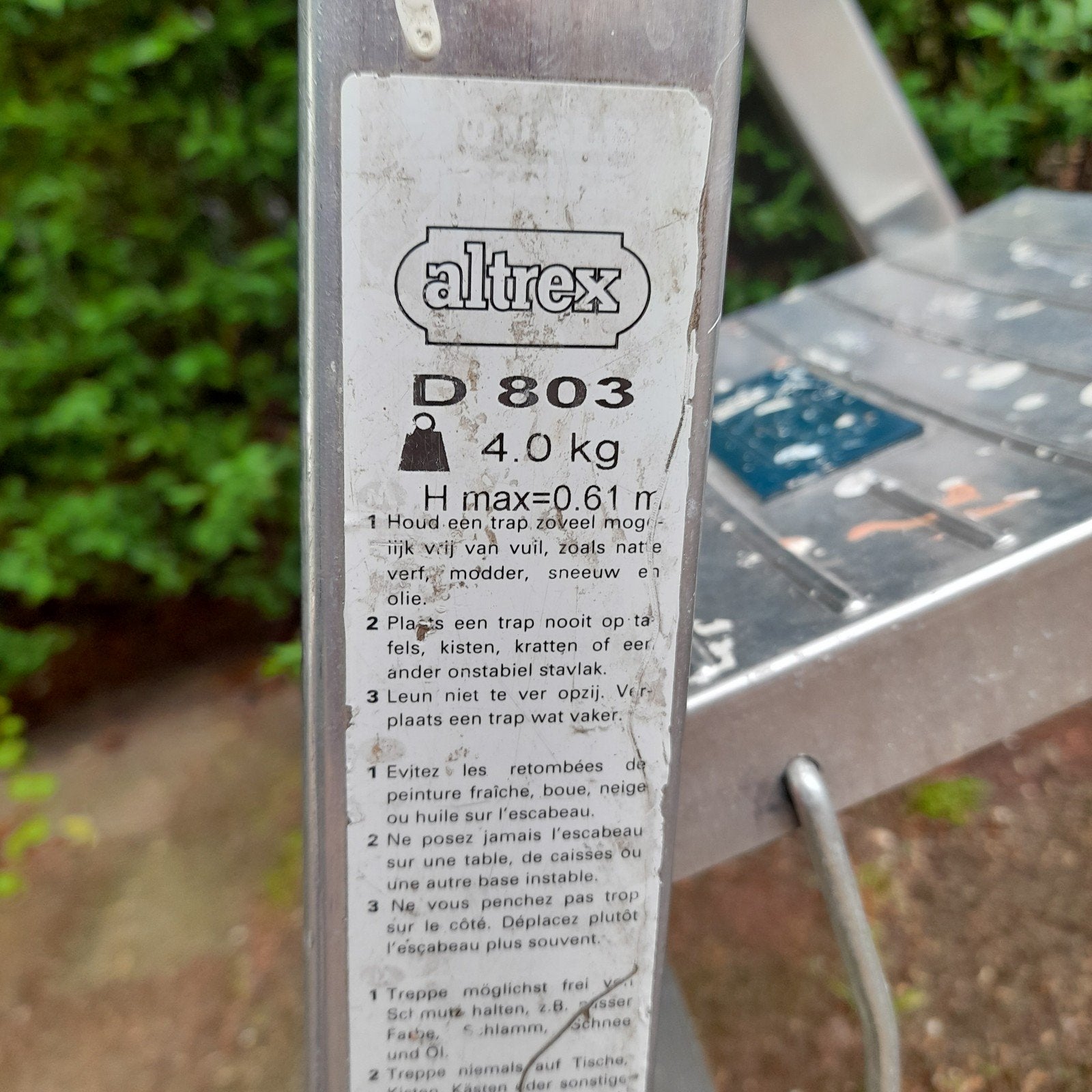 Aluminium Klustrapje Altex, Overige typen, Ophalen, Gebruikt, Overige materialen