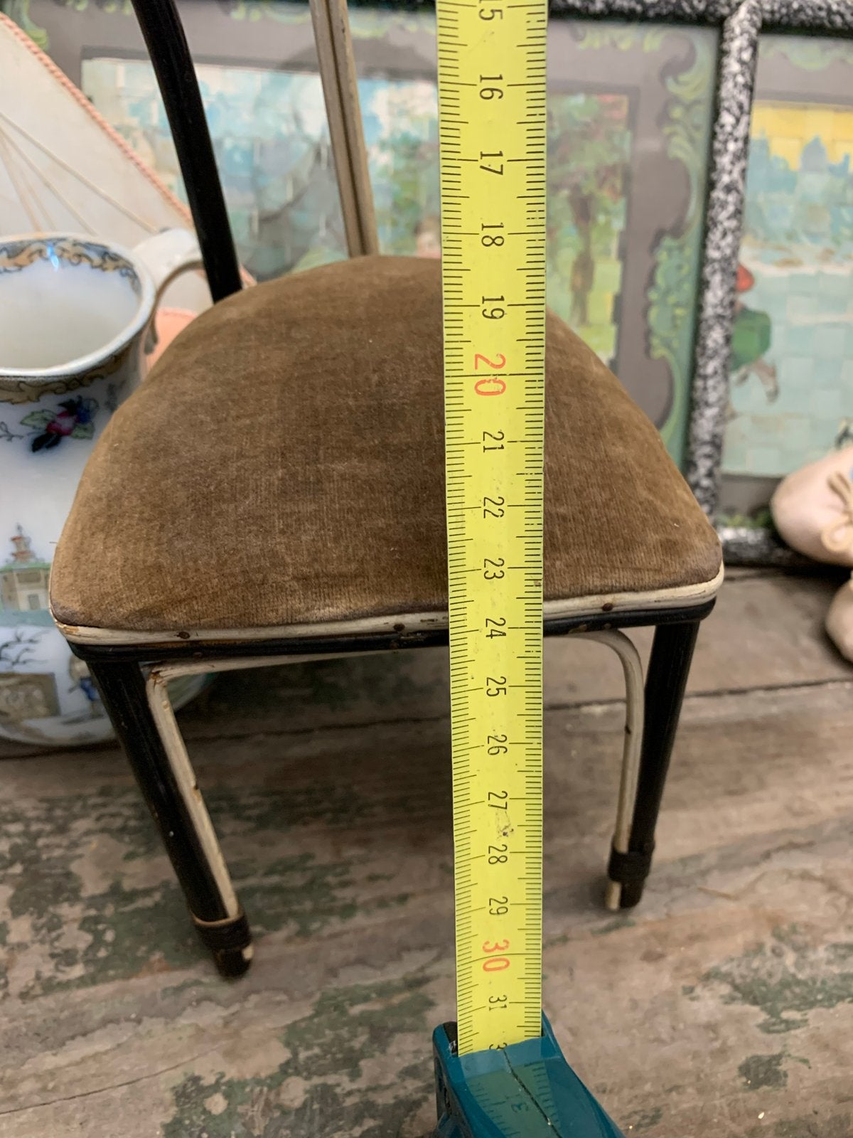 Antiek Frans brocante poppenstoeltje, Thonet stijl, Ophalen of Verzenden