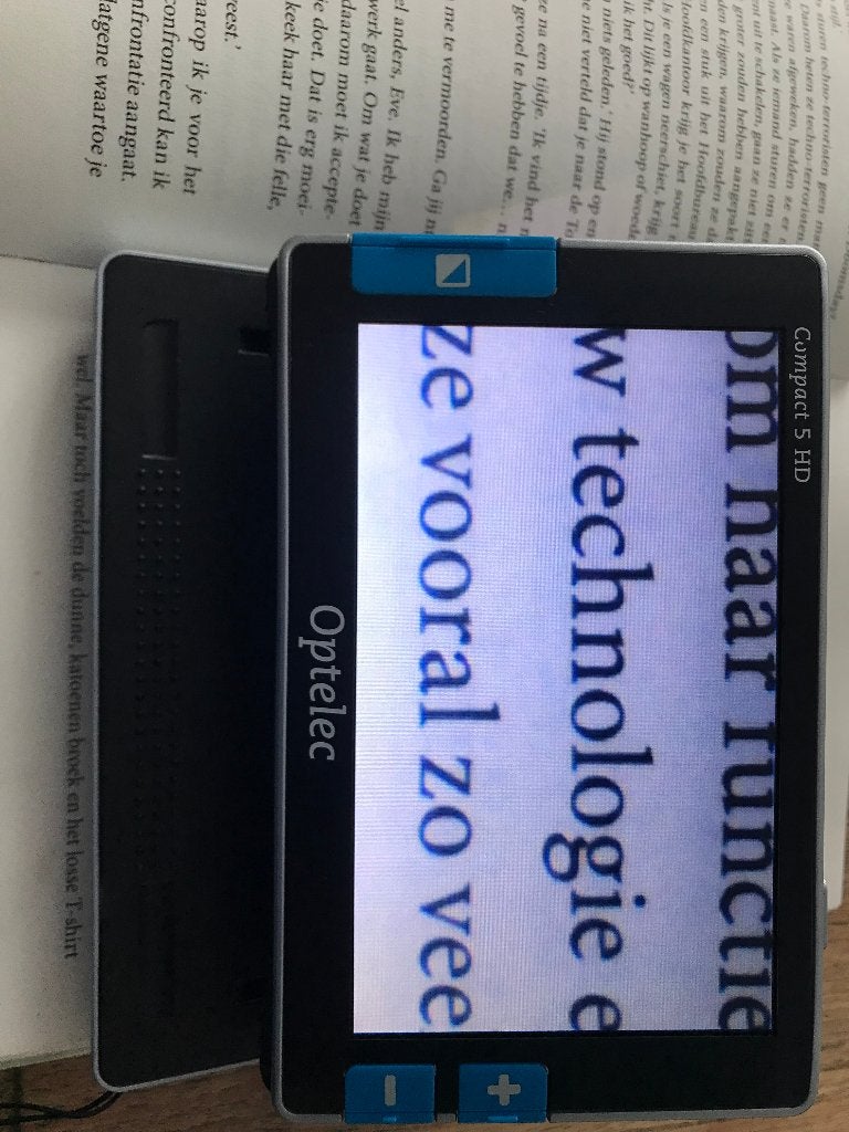Optelec leesloupe, Ophalen of Verzenden, Zo goed als nieuw, Vergrootglas of Loep